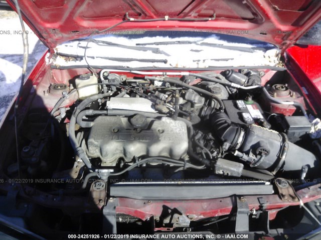 3FAFP13P41R240986 - 2001 FORD ESCORT RED photo 10