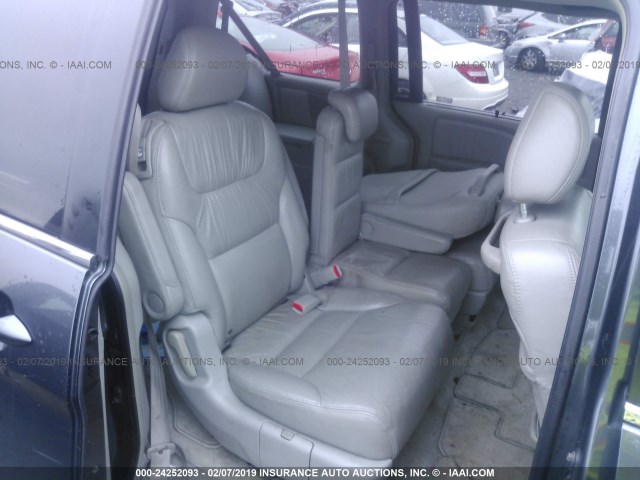 5FNRL38736B443982 - 2006 HONDA ODYSSEY EXL GRAY photo 8