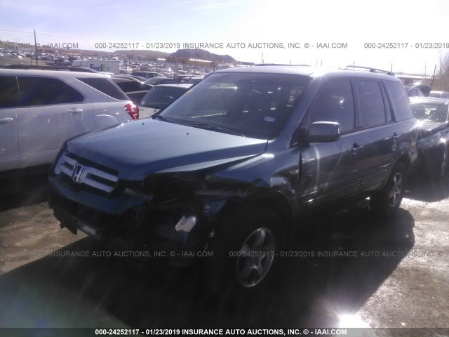 5FNYF28538B005431 - 2008 HONDA PILOT EXL GRAY photo 2