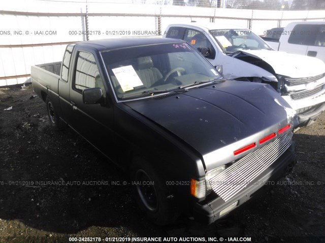 1N6SD16S7MC385683 - 1991 NISSAN TRUCK KING CAB BLACK photo 1