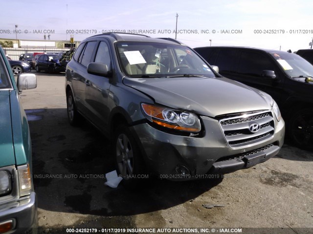 5NMSH13E89H313437 - 2009 HYUNDAI SANTA FE SE/LIMITED GREEN photo 1