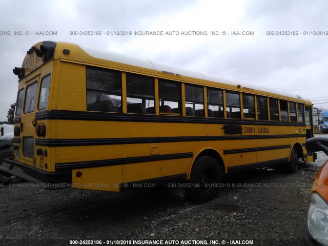 1T88N4C2151156668 - 2005 THOMAS SCHOOL BUS YELLOW photo 4