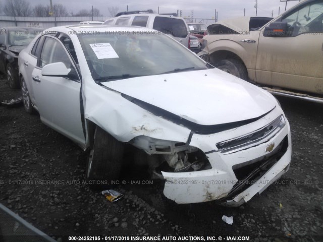 1G1ZG5E79CF265113 - 2012 CHEVROLET MALIBU LTZ WHITE photo 1