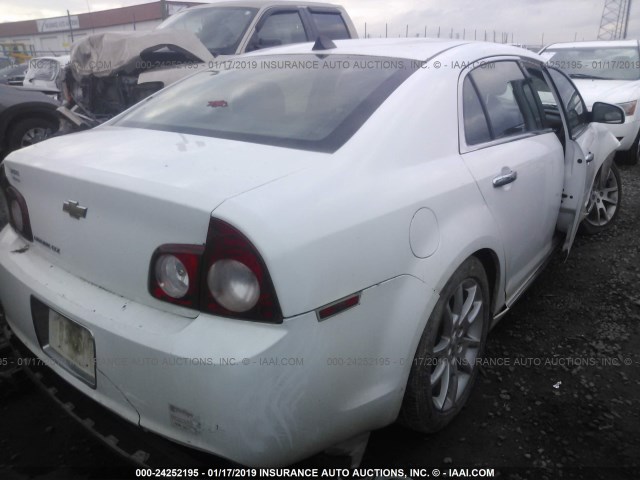 1G1ZG5E79CF265113 - 2012 CHEVROLET MALIBU LTZ WHITE photo 4