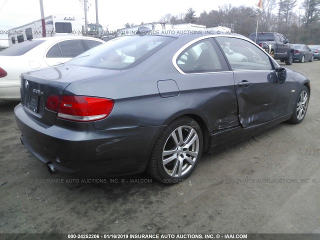 WBAWC73538E063011 - 2008 BMW 335 XI GRAY photo 4