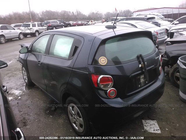 1G1JA6SH8F4144168 - 2015 CHEVROLET SONIC LS 蓝色 照片 3