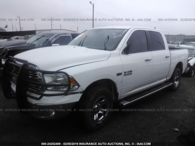 1C6RR7LT1FS588832 - 2015 RAM 1500 SLT WHITE photo 6