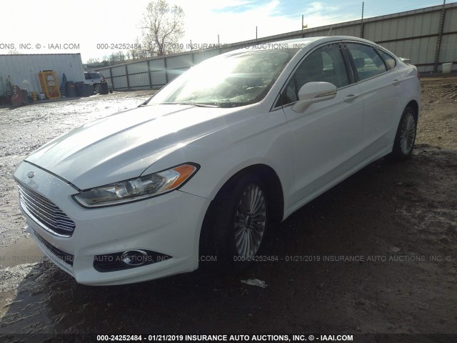 3FA6P0K95FR115905 - 2015 FORD FUSION TITANIUM WHITE photo 2