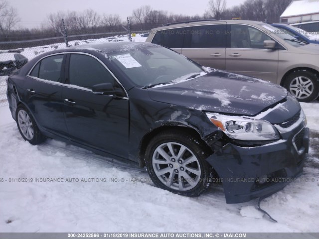 1G11E5SL2EF247110 - 2014 CHEVROLET MALIBU 2LT BLACK photo 1