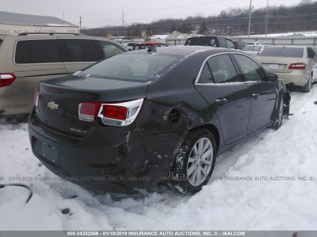 1G11E5SL2EF247110 - 2014 CHEVROLET MALIBU 2LT BLACK photo 4