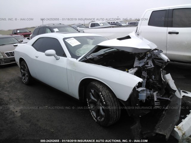 2C3CDZAG7GH316118 - 2016 DODGE CHALLENGER SXT WHITE photo 1