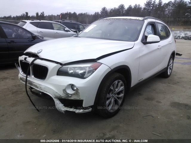 WBAVL1C5XEVY12293 - 2014 BMW X1 XDRIVE28I WHITE photo 2