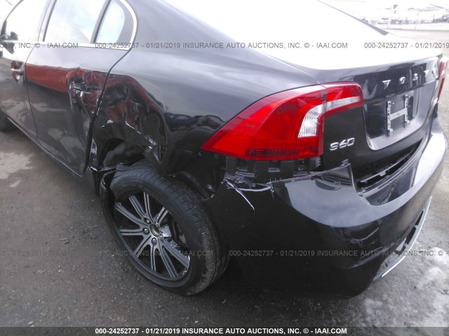 LYV402HK3HB147320 - 2017 VOLVO S60 PREMIER BLACK photo 6