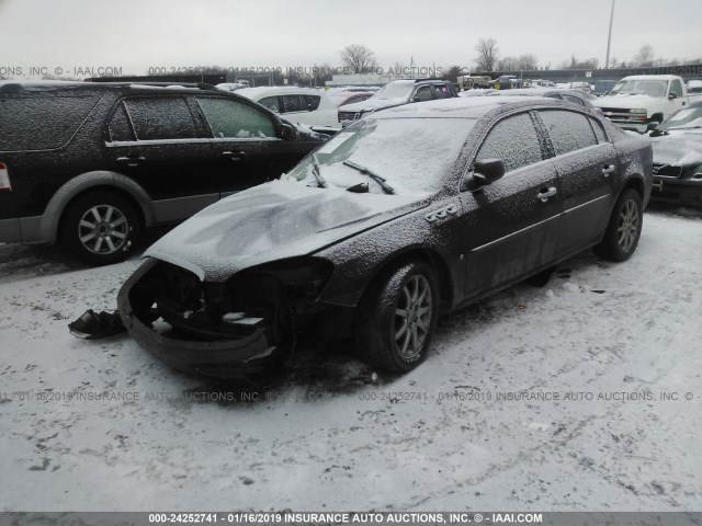 1G4HD572X6U152537 - 2006 BUICK LUCERNE CXL MAROON photo 2