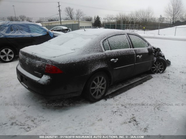 1G4HD572X6U152537 - 2006 BUICK LUCERNE CXL MAROON photo 4