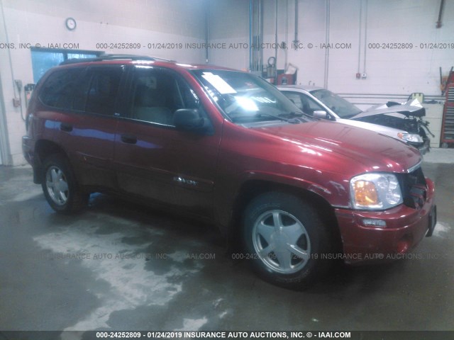 1GKDT13S922271694 - 2002 GMC ENVOY BURGUNDY photo 1