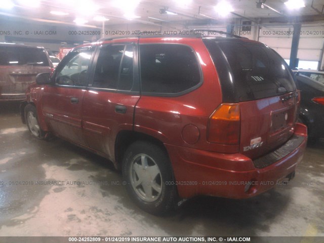 1GKDT13S922271694 - 2002 GMC ENVOY BURGUNDY photo 3