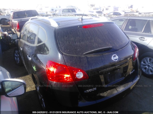 JN8AS5MVXAW134700 - 2010 NISSAN ROGUE S/SL/KROM BLACK photo 3