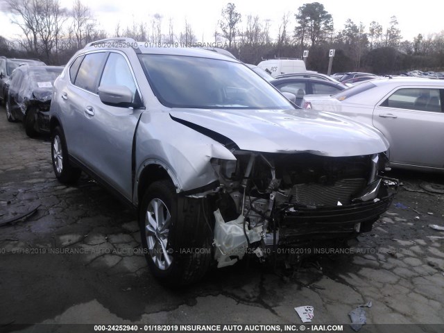 KNMAT2MV6FP570310 - 2015 NISSAN ROGUE S/SL/SV SILVER photo 1