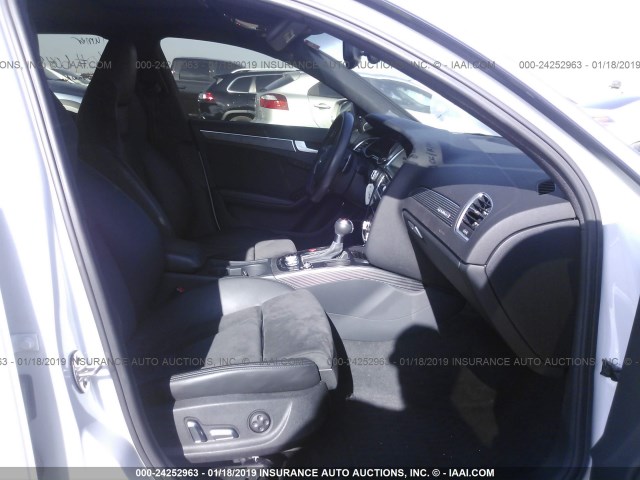 WAUKGAFL6EA145974 - 2014 AUDI S4 PRESTIGE WHITE photo 5