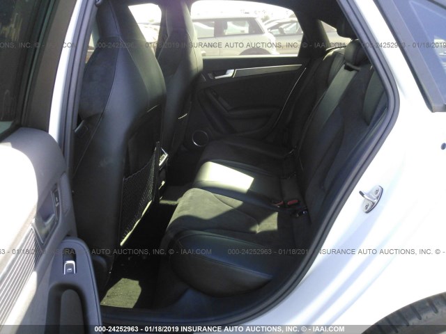 WAUKGAFL6EA145974 - 2014 AUDI S4 PRESTIGE WHITE photo 8