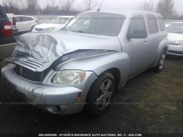 3GNBAAFW5BS643583 - 2011 CHEVROLET HHR LS Plata foto 2