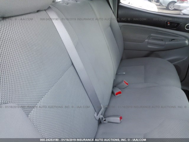 5TEJU62N48Z552813 - 2008 TOYOTA TACOMA DOUBLE CAB PRERUNNER BLUE photo 8