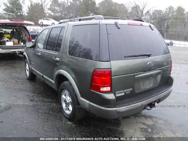 1FMZU73E62UA88829 - 2002 FORD EXPLORER XLT GREEN photo 3