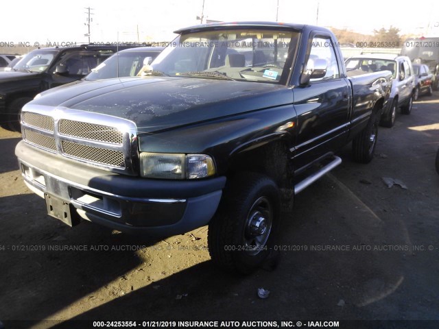 1B7KF26Z7RS637171 - 1994 DODGE RAM 2500 GREEN photo 2