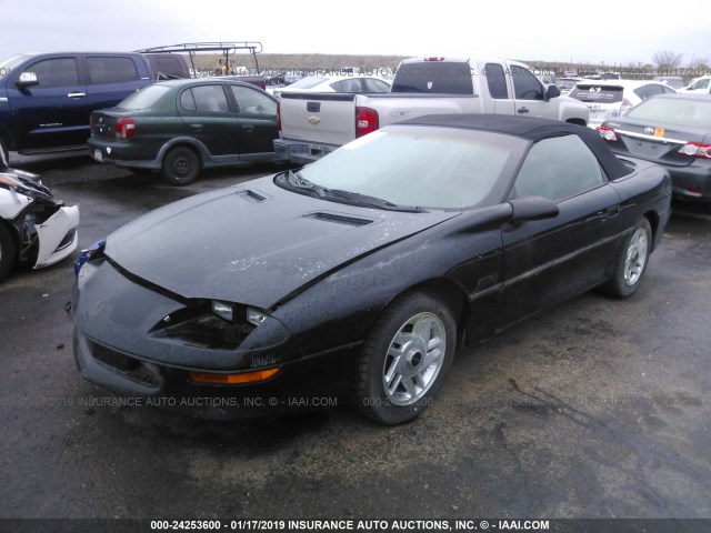 2G1FP32P7S2132622 - 1995 CHEVROLET CAMARO Z28 BLACK photo 2