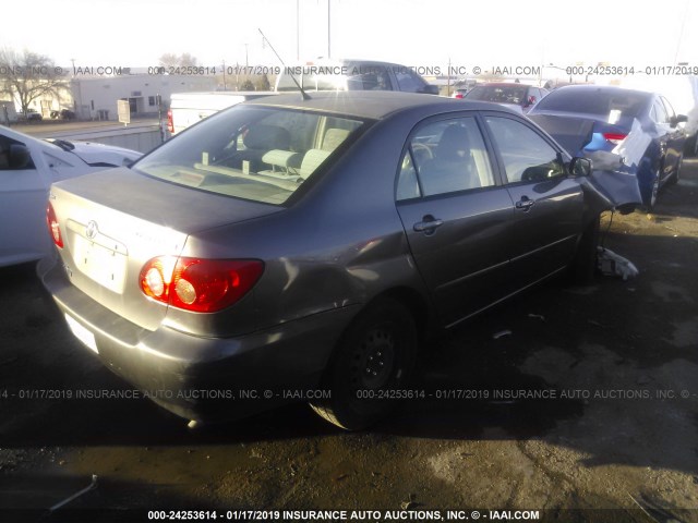 1NXBR32E37Z877427 - 2007 TOYOTA COROLLA CE/LE/S GRAY photo 4