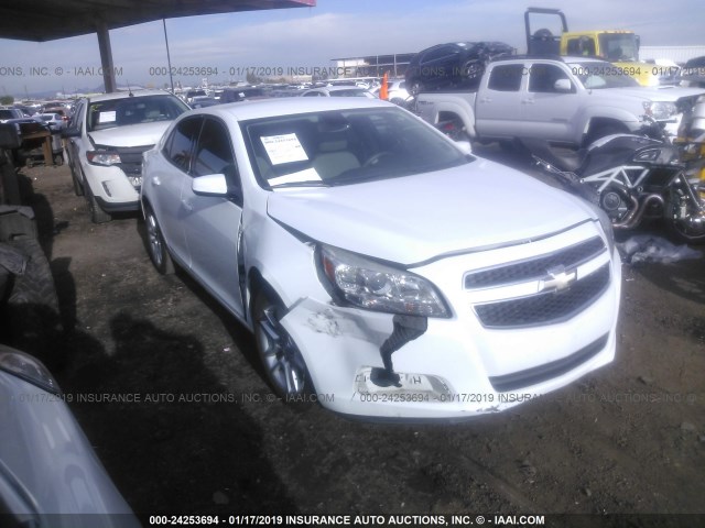 1G11D5RR0DF100165 - 2013 CHEVROLET MALIBU 1LT თეთრი ფოტო 1
