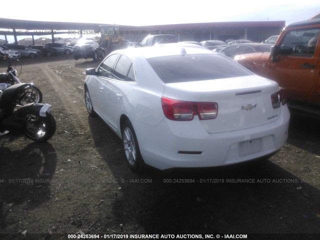 1G11D5RR0DF100165 - 2013 CHEVROLET MALIBU 1LT თეთრი ფოტო 3