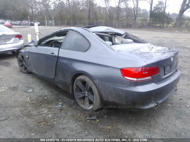 WBAWB73507P031509 - 2007 BMW 335 I GRAY photo 3