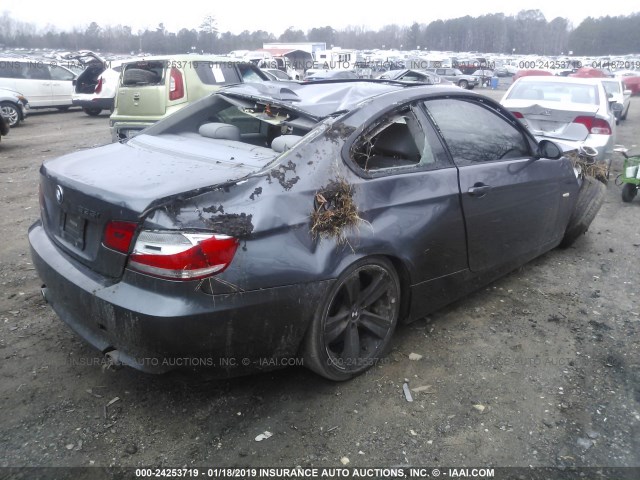 WBAWB73507P031509 - 2007 BMW 335 I GRAY photo 4