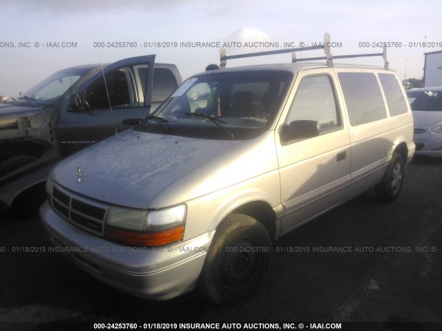 2B4GH2532SR385752 - 1995 DODGE CARAVAN SILVER photo 2