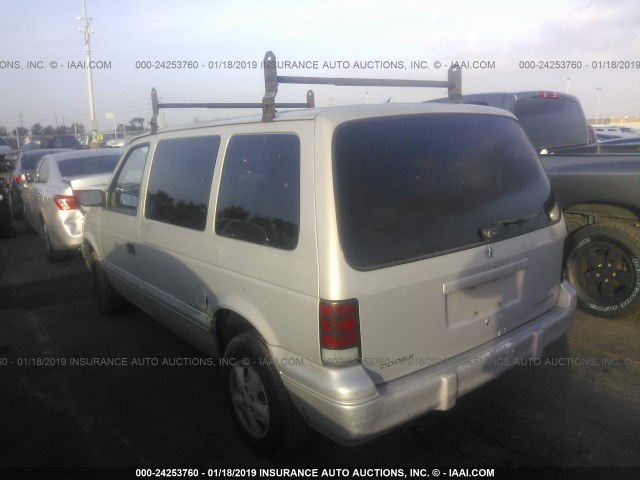 2B4GH2532SR385752 - 1995 DODGE CARAVAN SILVER photo 3