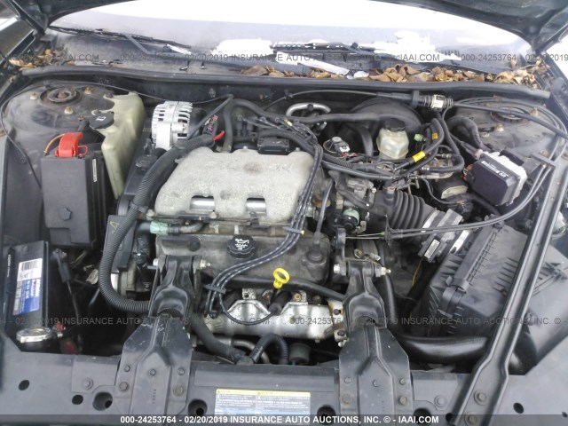 1G2WK52JX3F160576 - 2003 PONTIAC GRAND PRIX SE 黑色 照片 10