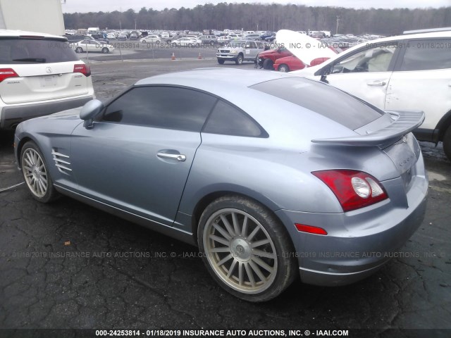 1C3AN79N05X045813 - 2005 CHRYSLER CROSSFIRE SRT-6 Light Blue photo 3