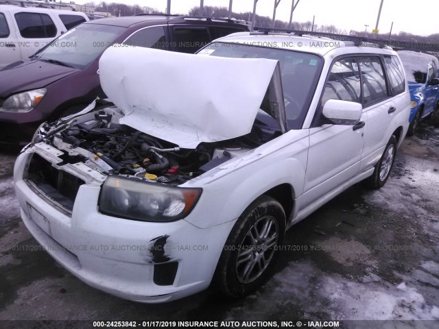 JF1SG66638H733004 - 2008 SUBARU FORESTER SPORTS 2.5X/SPORTS 2.5XT WHITE photo 2