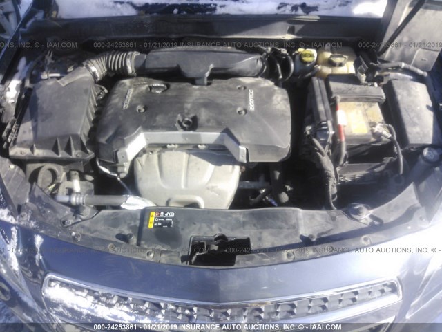 1G11C5SA5DF213892 - 2013 CHEVROLET MALIBU 1LT ლურჯი ფოტო 10