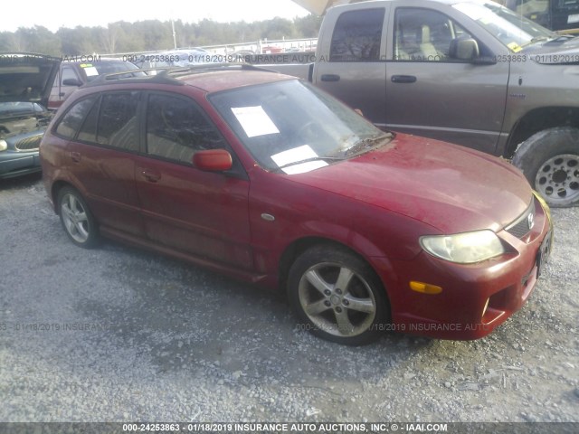 JM1BJ245131202609 - 2003 MAZDA PROTEGE PR5 RED photo 1