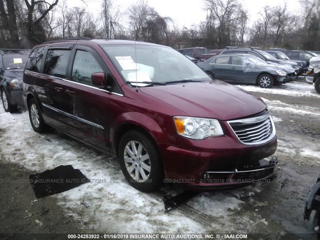 2C4RC1BG2CR259999 - 2012 CHRYSLER TOWN & COUNTRY TOURING RED photo 1