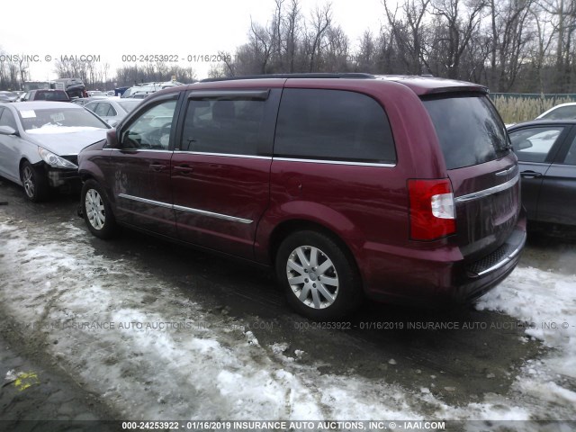2C4RC1BG2CR259999 - 2012 CHRYSLER TOWN & COUNTRY TOURING RED photo 3