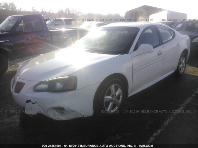 2G2WP522851138550 - 2005 PONTIAC GRAND PRIX WHITE photo 2