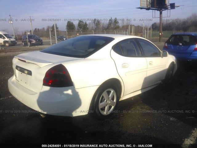 2G2WP522851138550 - 2005 PONTIAC GRAND PRIX WHITE photo 4