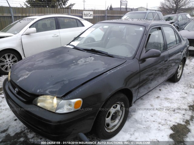 1NXBR12E7WZ036925 - 1998 TOYOTA COROLLA VE/CE/LE BLACK photo 2