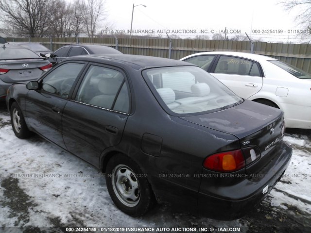 1NXBR12E7WZ036925 - 1998 TOYOTA COROLLA VE/CE/LE BLACK photo 3