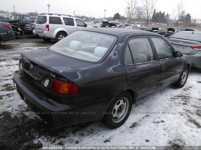 1NXBR12E7WZ036925 - 1998 TOYOTA COROLLA VE/CE/LE BLACK photo 4