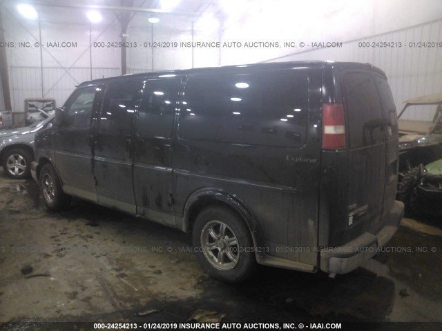 1GBSHDC49B1105337 - 2011 CHEVROLET EXPRESS G1500 3LT BLACK photo 3